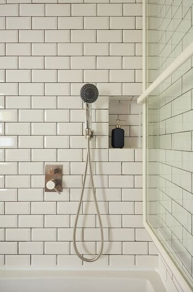 Sapho Sapho, MINIMAL podomietková sprchová batéria, 2 výstupy, nerez, MI042
