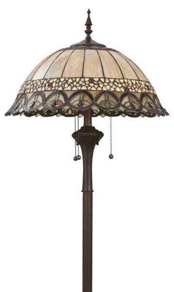Stropné svietidlo Tiffany- Ø 50 * 165 cm 3x E27 / Max 60w - Clayre & Eef