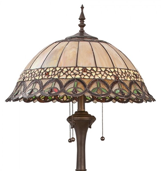 Stropné svietidlo Tiffany- Ø 50 * 165 cm 3x E27 / Max 60w - Clayre & Eef