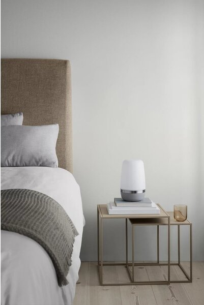 Béžové kovové konferenčné stolíky v súprave 2 ks 40x40 cm Fera – Blomus