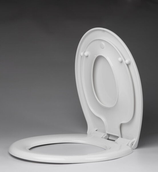 Aqualine Aqualine, Detské WC sedátko integrované do klasického WC sedátka, Soft Close, biela, FS125