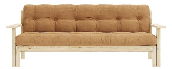 Rozkladacia pohovka v horčicovohnedej farbe 190 cm Unwind – Karup Design