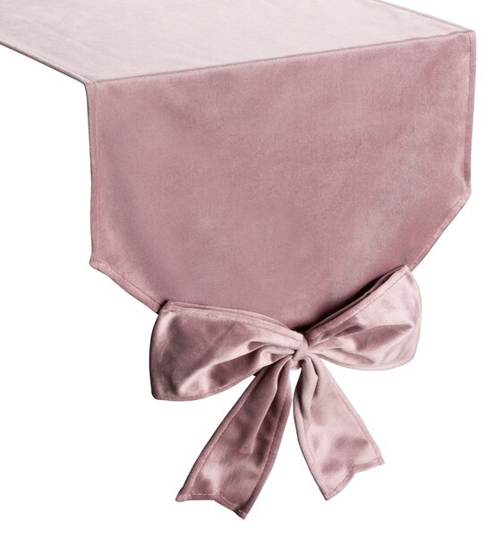 VIANOČNÝ BEHÚŇ NA STÔL RIBBON 32X240 CM PUDROVÁ