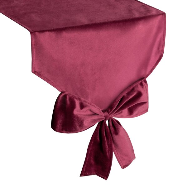 VIANOČNÝ BEHÚŇ NA STÔL RIBBON 32X240 CM BORDOVÁ