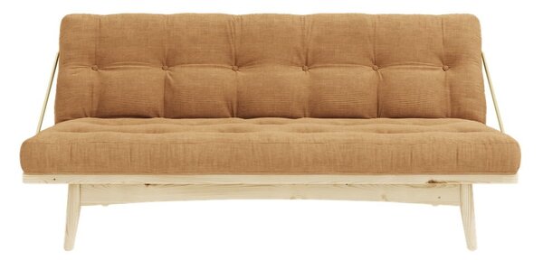 Horčicová rozkladacia pohovka 190 cm Folk – Karup Design