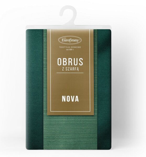 OBRUS GLAMO SADA 140X220 CM, 33X220 CM ZELENÁ