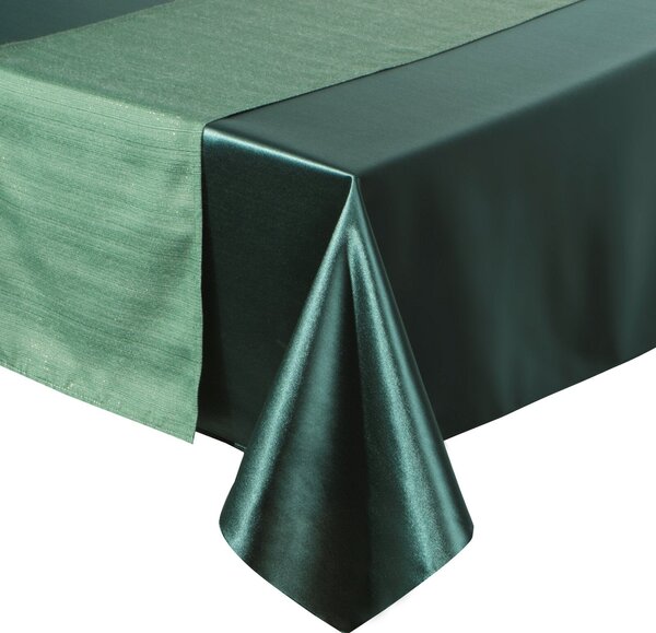 OBRUS GLAMO SADA 140X220 CM, 33X220 CM ZELENÁ