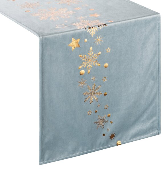 VIANOČNÝ BEHÚŇ NA STÔL AMBERIA1 40X140 CM VZOROVANÁ