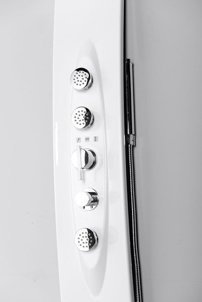 Polysan Polysan, MOLA sprchový panel s termostat. batériou 210x1300mm, nástenný, 80365