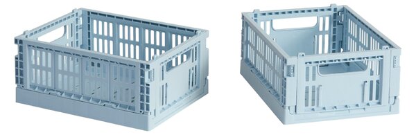 Úložné boxy Colour Crate, Mini, 2 kusy, Soft Blue – HAY