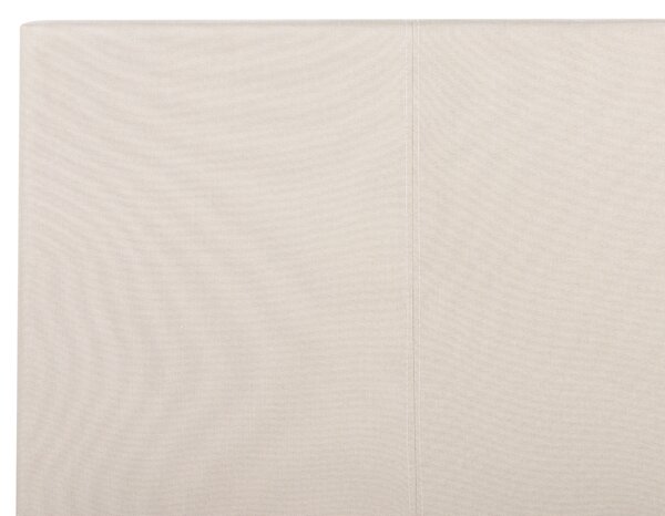 Posteľ béžová s roštom polyesterový čalúnený rám postele 140 x 200 cm moderný dizajn