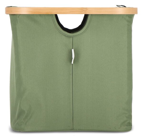 Kôš na bielizeň NOLVIO 40 L, zelený