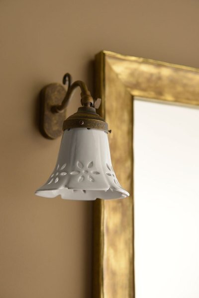 Sapho Sapho, MARSALA svietidlo E14, 40W, 230V, keramické tienitko, bronz, MC077