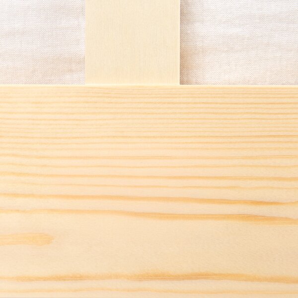 Posteľ svetlohnedá borovicové drevo MDF 160 x 200 cm s čelom úložný priestor 4 zásuvky minimalistický škandinávsky štýl spálňa