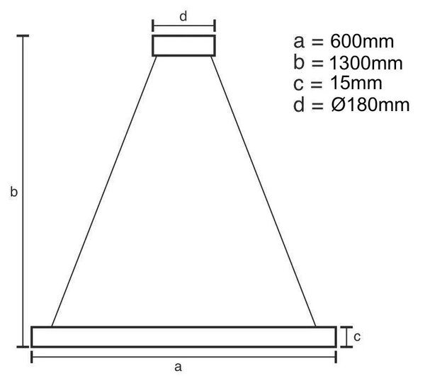 LED svietidlo + diaľkový ovládač 40W (J7300/B)