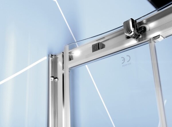 Polysan Polysan, EASY LINE štvrťkruhová sprchová zástena 900x800mm, L/R, čire sklo, EL2815
