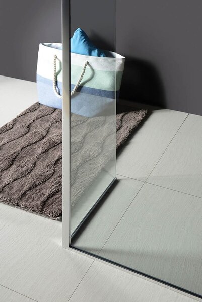 Polysan Polysan, MODULAR SHOWER prídavný panel na inštaláciu na stenu modulu 2, 1000 mm, pravý, MS2B-100R
