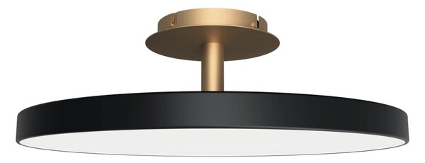 Čierne LED stropné svietidlo s kovovým tienidlom ø 60 cm Asteria Up – UMAGE