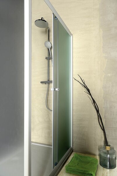 Aqualine Aqualine, AMADEO posuvné sprchové dvere 1100 mm, sklo BRICK, BTS110