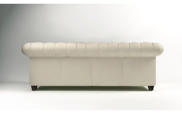 Krémová zamatová pohovka 230 cm Cambridge - Ropez