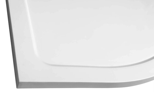 Aqualine Aqualine, TECMI vanička z liateho mramoru, štvrťkruh 90x90x3 cm, R55, PQ559