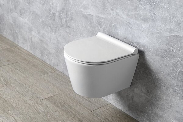 GSI GSI, KUBE X, NORM WC sedátko Soft Close SLIM, duroplast, biela, MS76SN11