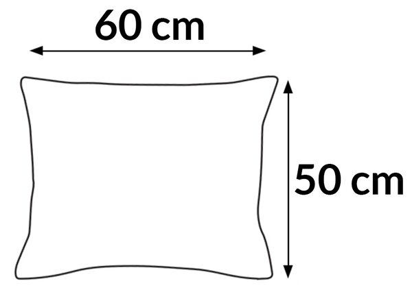 SATÉNOVÁ OBLIEČKA NA VANKÚŠ SATYNLOVE 50X60 CM TMAVOHNEDÁ
