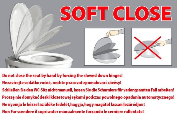 GSI GSI, KUBE X, NORM WC sedátko Soft Close SLIM, duroplast, biela, MS76SN11