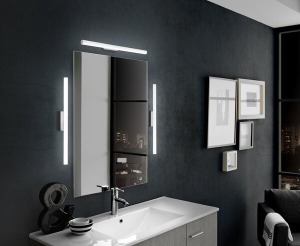 Sapho Sapho, IRENE 2 LED nástenné svietidlo, 9 W, 500x35x77 mm, chróm, E27556CI