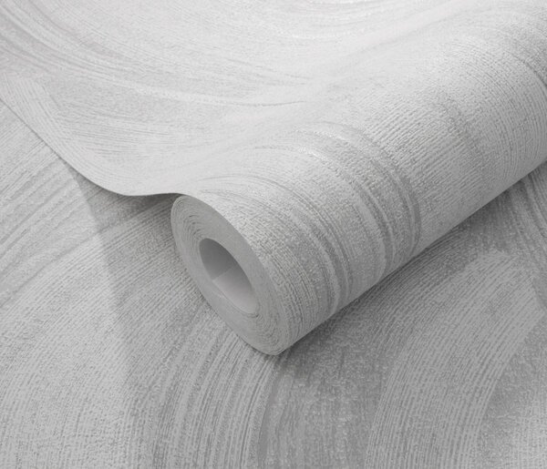 DIMEX | Vliesová tapeta na stenu WPE-902272 | 0,53 x 10,05 m | krémová, šedá, metalická