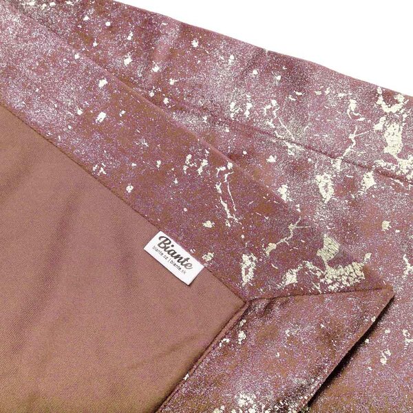 Biante Zamatový prehoz/behúň na posteľ Isabela IBL-013 Gold Design staroružový Na mieru