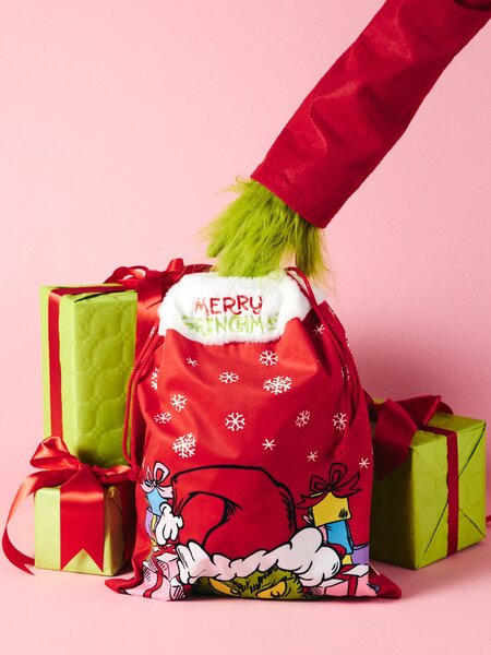 Sinsay - Vianočné vrece na darčeky Grinch - viacfarebná