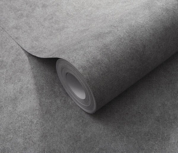 DIMEX | Vliesová tapeta na stenu 1047329V | 0,53 x 10,05 m | šedá, metalická