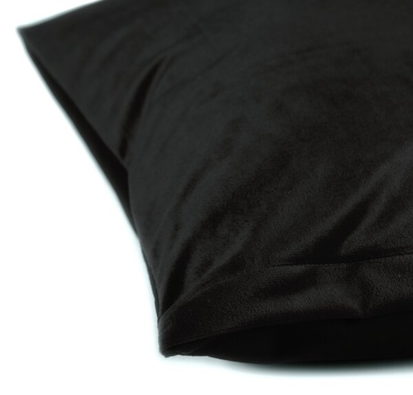 Biante Zamatová obliečka na vankúš Velvet Prémium SVP-041 Čierna 30 x 50 cm