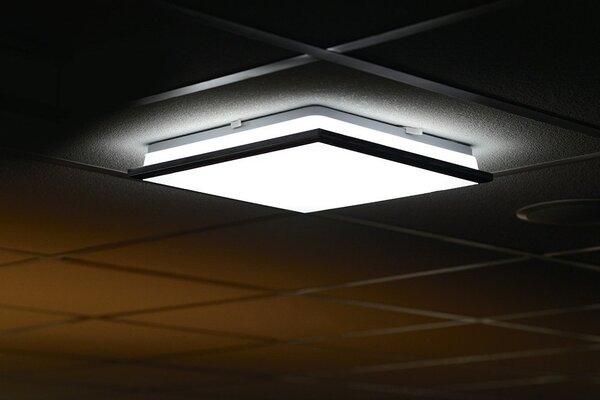 Sapho Sapho, SILVER stropné LED svietidlo, priemer 29cm, 10W, 230V, 3000K/4000K/6500K, IP44, chróm, AU480