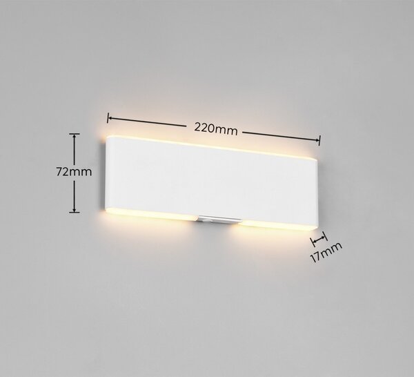 Trio 257610131 LED nástenné svietidlo CONCHIITA | 2W integrovaný LED zdroj | 200lm | 2700-6500K