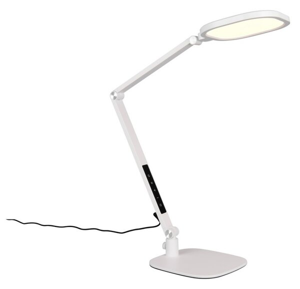 Trio 535810131 LED stolná lampička SERVO | 14W integrovaný LED zdroj | 1400lm | 3000+4200+6500K | vypínač | stmievač