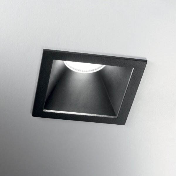 Ideal Lux - LED podhľadové svietidlo GAME TRIM LED/11W/230V 8,4x8,4 cm IP40 čierna