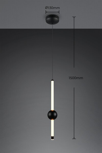 Trio 331510132 LED závesné stropné svietidlo MELITA | 6W integrovaný LED zdroj | 600lm | 2300+3000+4000K | Trio - SwitchDimmer