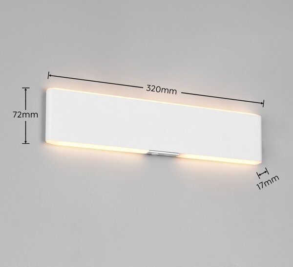 Trio 257619131 LED nástenné svietidlo CONCHIITA | 3W integrovaný LED zdroj | 300lm | 2700-6500K