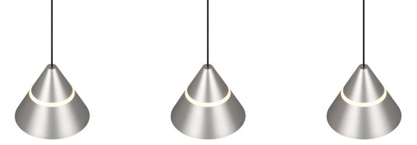 Trio 337010307 LED závesné stropné svietidlo ROMEO | 7W integrovaný LED zdroj | 700lm | 2300+3000+4000K | sťahovacie