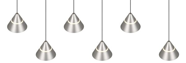 Trio 337010607 LED závesné stropné svietidlo ROMEO | 7W integrovaný LED zdroj | 700lm | 2300+3000+4000K | sťahovacie