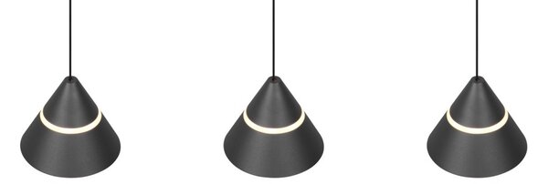 Trio 337010332 LED závesné stropné svietidlo ROMEO | 7W integrovaný LED zdroj | 700lm | 2300+3000+4000K | sťahovacie