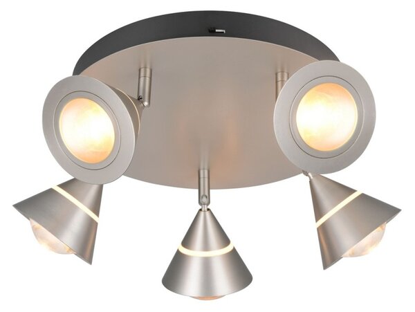 Trio 637010507 LED bodové stropné svietidlo ROMEO | 7W integrovaný LED zdroj | 700lm | 2300+3000+4000K