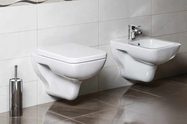 Aqualine Aqualine, BENE závesná WC misa, 35,5x51 cm, biela, BN320