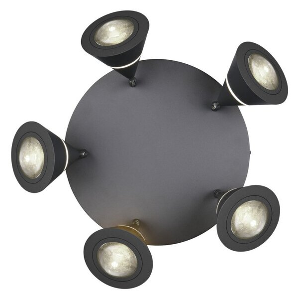 Trio 637010532 LED bodové stropné svietidlo ROMEO | 7W integrovaný LED zdroj | 700lm | 2300+3000+4000K