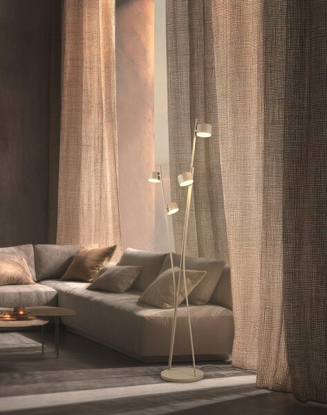Trio 469000443 stojacia lampa CODA | 10W GX53 | vypínač