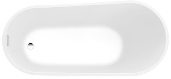 Aqualine Aqualine, TISA voľne stojaca vaňa 170x80 cm, biela, E1780