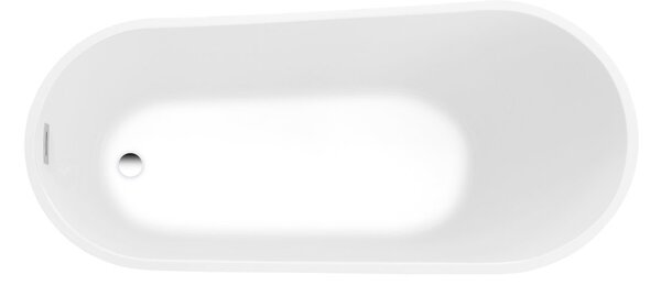 Aqualine Aqualine, TISA voľne stojaca vaňa 150x75 cm, biela, E1575