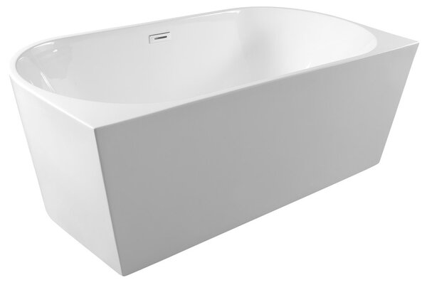 Aqualine Aqualine, TAJO nástenná stojaca vaňa 170x80cm, biela, E1980